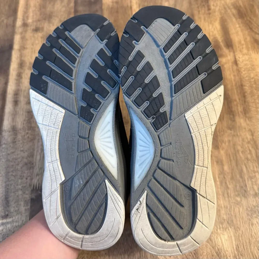 Dansko Peony Sneaker Mesh Arch Support Neutral Athletic Black Shoe Women's 38